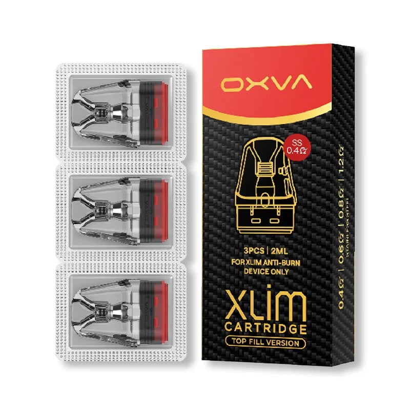 1_e0155827-6856-46bf-b073-df4c46d720e9 Oxva Xlim (SS) Stainless Steel Replacement Pods - Image 1