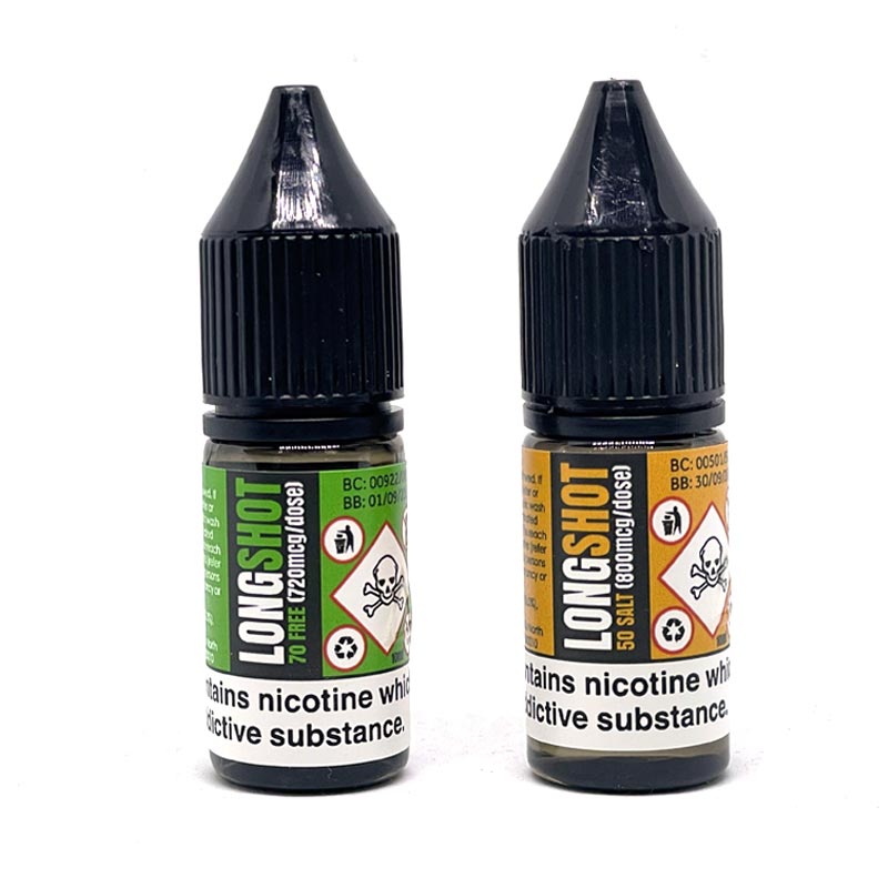 LongShotNicSalts LONGSHOT 10ml NIC Shots - Image 1