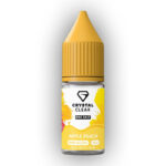 Crystal Clear Nic Salt E-liquid Apple Peach