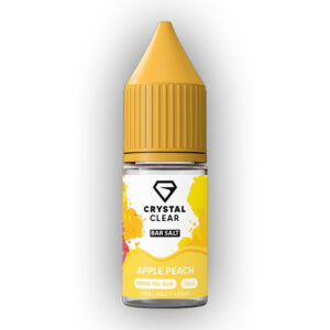 Crystal Clear Nic Salt E-liquid Apple Peach